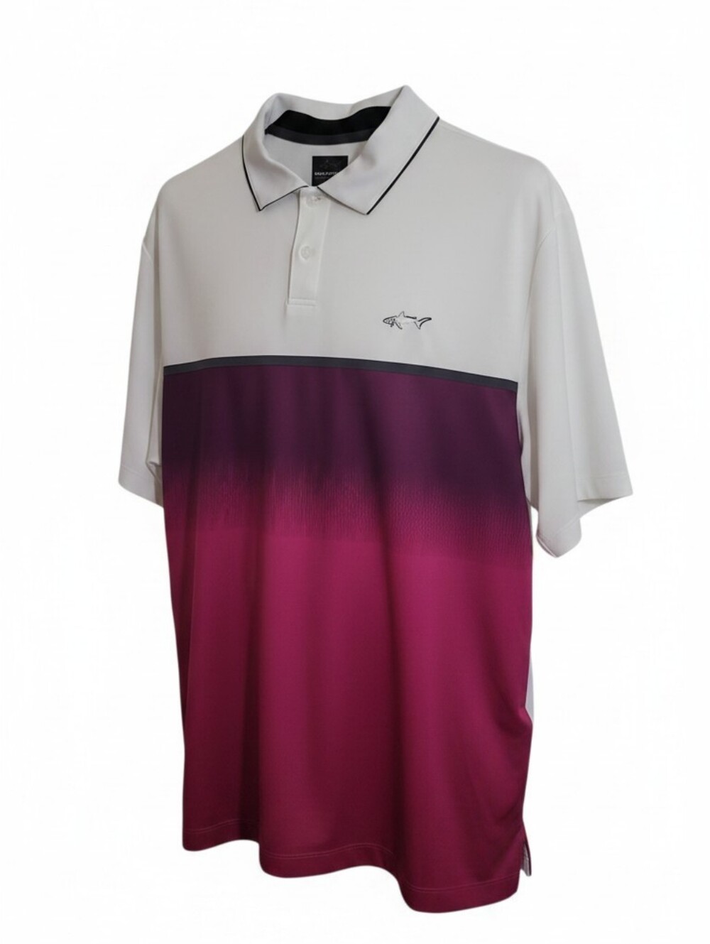 Greg Norman for Tasso Elba polo shirt men's large rapidvent golf performance
